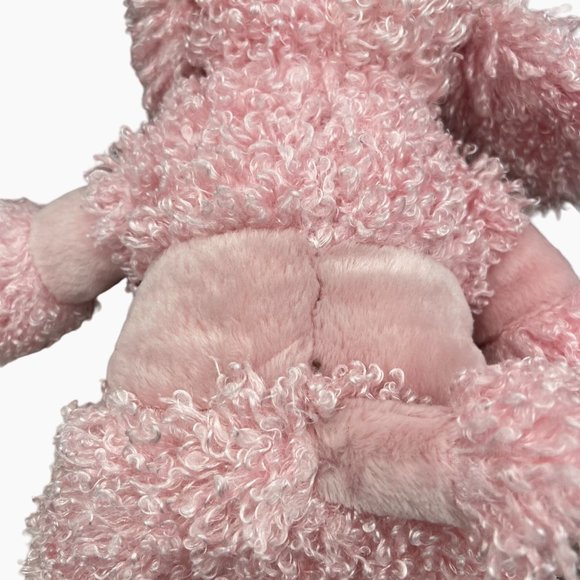 Build A Bear French Pink Poodle Dog Puppy Plush Stuffed Animal Toy Boucle BABW - Picture 8 of 13